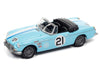 1963 MGB Sky Blue - Import Heat - Street Freaks - Johnny Lightning 1:64 - JLSP179 B   JLSF021 - Passion Diecast