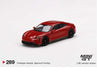 Mini GT - 1:64 - Porsche Taycan Turbo S Carmine Red - Mijo Exclusives USA  - MGT00289 - Passion Diecast 