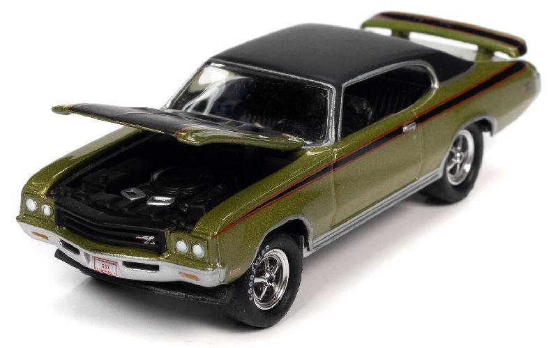 1971 Buick GSX Lime Mist Poly - Muscle Car USA Johnny Lightning 1:64 - JLSP151  B   JLMC026 - Passion Diecast