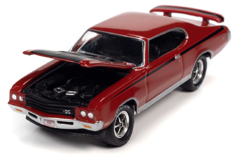 1971 Buick GSX Red  - Muscle Car USA Johnny Lightning 1:64 - JLSP151  A   JLMC026 - Passion Diecast