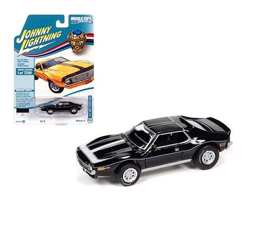 1971 AMC Javelin AMX Black - Muscle Car USA  Johnny Lightning 1:64 - JLSP152 A    JLMC026 - Passion Diecast