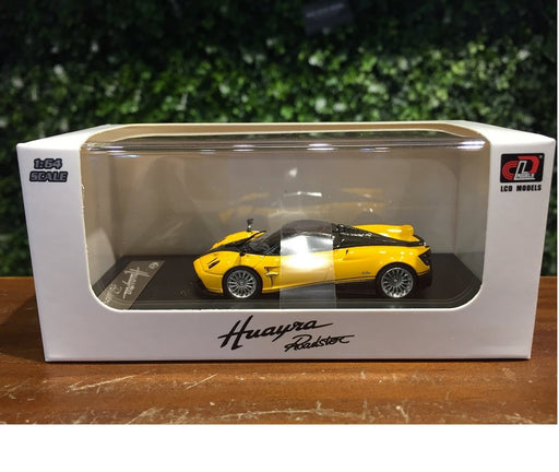 2017 Pagani Huayra Roadster - Yellow - LCD Models 1:64 - 64015 YE - Passion Diecast 