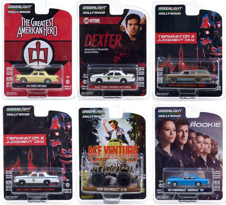 Hollywood Série 32 Assortment - 1/64 Geenlight - 44920 - Passion Diecast