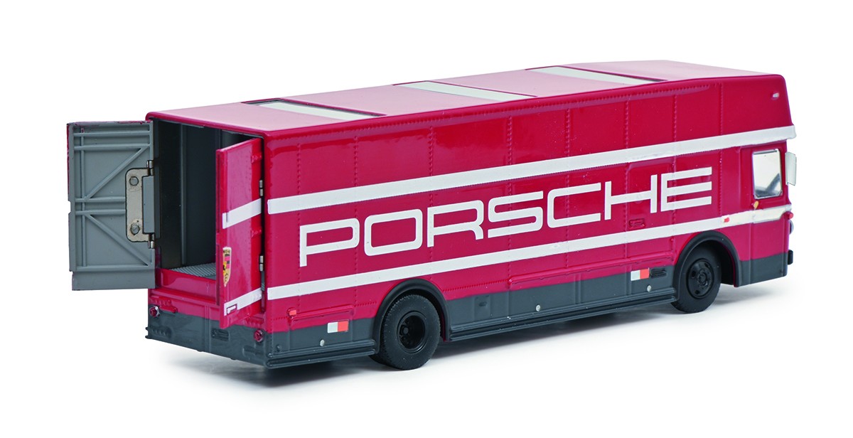 Mercedes-Benz Transporteur Auto Porsche  - Schuco 1:64 -  452026101 - Passion Diecast 