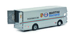 Mercedes-Benz Car Transporter -  Porsche Martini Racing  - Schuco 1:64 -  452027401 -  Passion Diecast 