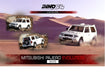 Mitsubishi Pajero Evolution White  - INNO 64 - 1/64  - IN64-EVOP-PH -  Passion Diecast 
