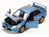 2005 Subaru Impreza WRX STi Blue Metallic -  Motormax 1/24 - 73330 BL- Passion Diecast