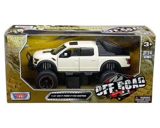 2017 Ford F-150 Raptor (Ivory)  -  Motormax - Off-Road -  1/27 - 79142 - Passion Diecast 