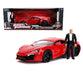 Fast & Furious Lykan Hypersport with Dom Figure & Working Lights  -  Jada 1/18 -  31140 Passion Diecast 