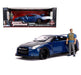Fast & Furious 2009 Nissan GT-R (R35) With Brian Figure & Working Lights  -  Jada 1/18 -  31142 Passion Diecast 