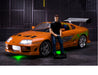 Fast & Furious 1995 Toyota Supra With Brian Figure & Working Lights  -  Jada 1/18 -  31139 Passion Diecast 
