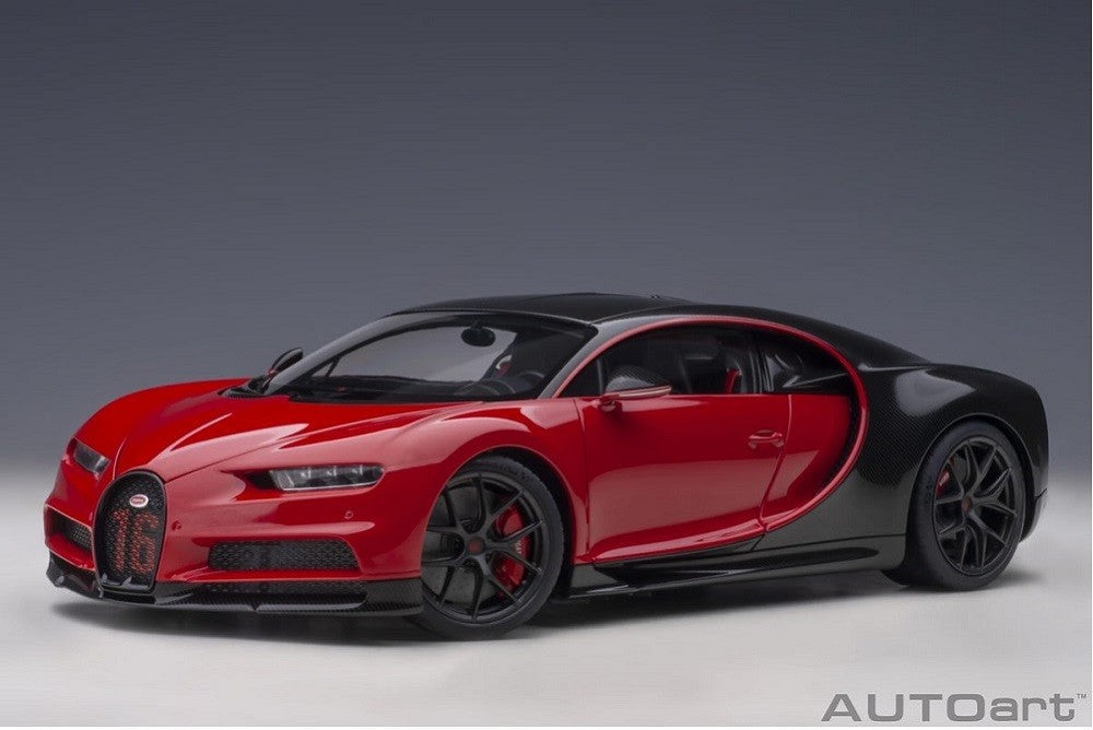 Bugatti Chiron Sport 2019 - Italian red/Carbon  -  Autoart  70996