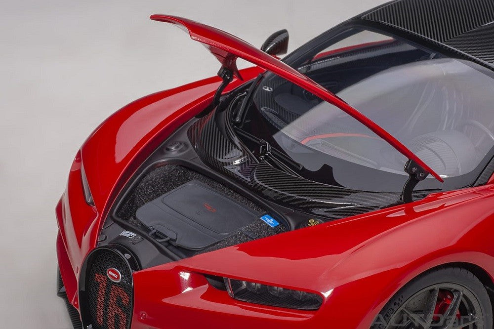 Bugatti Chiron Sport 2019 - Italian red/Carbon  -  Autoart  70996