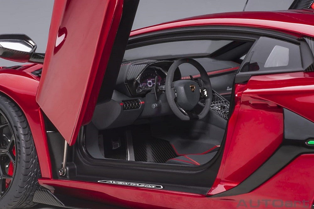 Lamborghini Aventador SVJ - Rosso Efesto -  Autoart -  79177