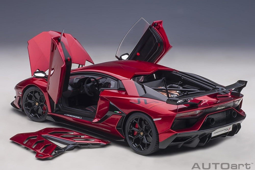 Lamborghini Aventador SVJ - Rosso Efesto -  Autoart -  79177