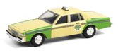 1987 Chevrolet Caprice Chicago Checker Taxi Affl, Inc. (Hobby Exclusive)  1/64 Greenlight - 30233 - Passion Diecast