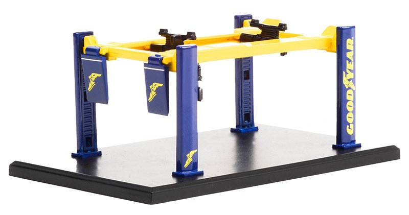Four-Post Lifts - Goodyear Tires - Auto Body Shop Serie 3 - Greenlight 1/64 - 16130 A - Passion  Diecast