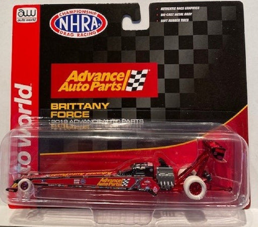 Top Fuel Dragster NHRA - Brittany Force Advance Auto TFD - CHASE CAR ULTRA RED 1:64 - AWSP025GR
