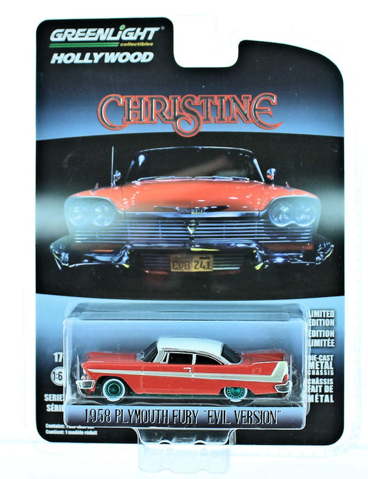 1958 Plymouth Fury - Christine  Evil Version Hollywood Série 24 Green Machine  44840 B