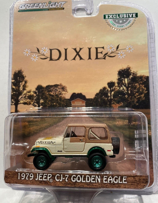 1979 Jeep CJ-7 Golden Eagle "Dixie" -  Duke of Hazzard -1/64 GREENMACHINE 30175GR