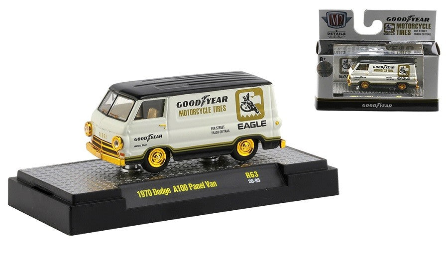1970 Dodge A100 Panel Van - M2 Machine CHASE CAR 1:64 - 32500-R63GR