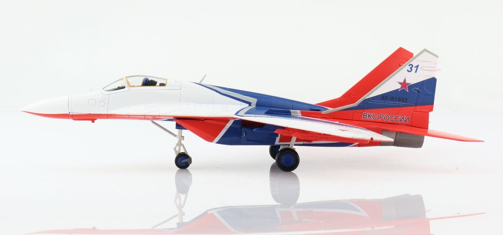 Mikoyan MiG-29 Fulcrum-A / Russian Air Force Strizhi, Blue 31, Russia, MAKS-2019 Airshow - Hobby Master 1/72 HA6511A - Passion D