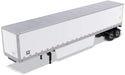 53' Flat bed trailer - Silver -  Diecast Master  1/50 - 91023