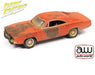 1969 Dodge Charger Weathered Orange - Hobby Exclusive - Johnny Lightning 1:64 - JLSP192