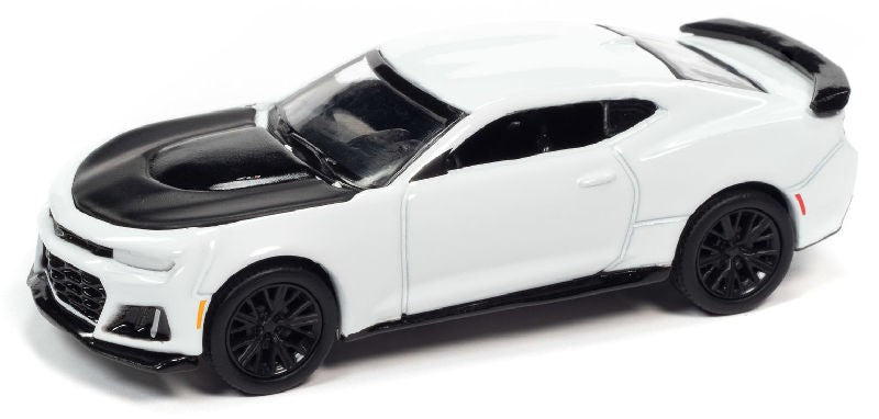 2019 Chevrolet Camaro ZL1 in Gloss White - Auto World 1/64 -  AWSP080 B