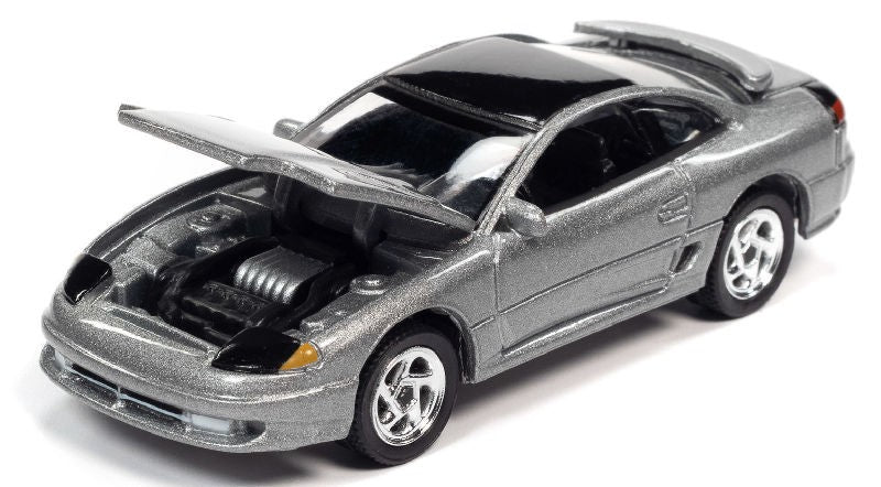 1993 Dodge Stealth R/T in Dark Silver  - Auto World 1/64 -  AWSP082 A -  Passion Diecast 