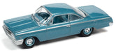 1962 Chevrolet Bel Air Bubbletop in Twilight Blue Poly  - Johnny Lightning 1/64 -  JLSP187 A -  Passion Diecast 