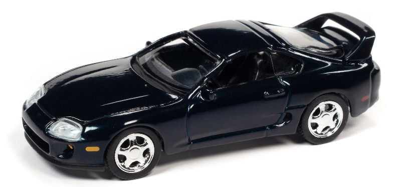 1995 Toyota Supra in Baltic Blue Poly - Auto World 1/64 -  AWSP090 A  -  Passion Diecast 