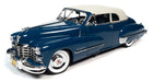1947 Cadillac Series 62 Soft Top in Blue -  Auto World - 1/18 -  AW274 - Passion Diecast 