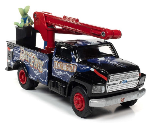 Rat Fink - 1990 Ford Utility Bucket Truck -  Auto World - 1/18 -  AW296 - Passion Diecast 