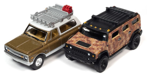 Zingers Twin Pack - Blazer & H2 - Set of 2 - Johnny Lightning 1:64 - JLSP220 A -  Passion Diecast