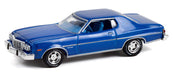 1974 Ford Gran Torino Sport 2-Door Hardtop - Medium Blue Metallic - GL Muscle Series 26 - 1-64 Greenlight - 13310 B
