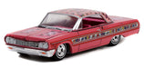 1963 Chevrolet Impala Lowrider - in Gypsy Rose- California Lowriders Series 1 - 1/64 Greenlight - 63010 A - Passion Diecast