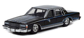 1987 Chevrolet Caprice Lowrider in Custom Black - California Lowriders Series 1 - 1/64 Greenlight - 63010 D - Passion Diecast