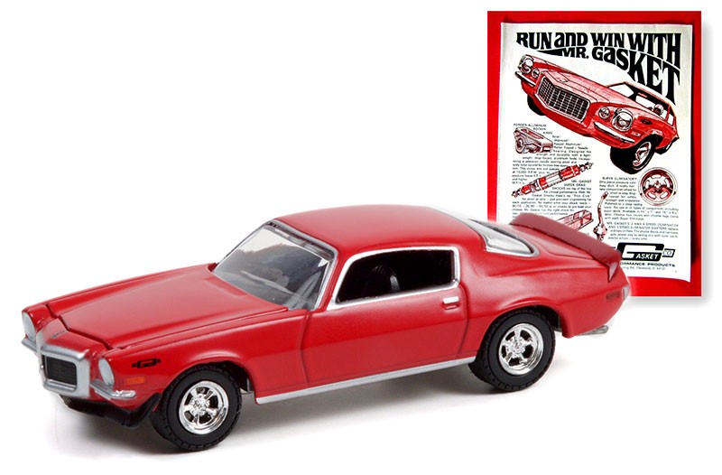 1970 Chevrolet Camaro "Run And Win With Mr. Gasket" - Vintage Ad Cars Series 6 - 1/64 Greenlight - 39090 B - Passion Diecast