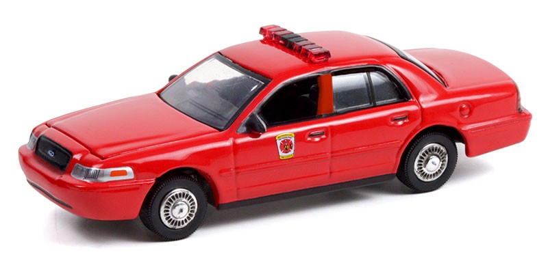2001 Ford Crown Victoria Interceptor - Baltimore City, Fire Department - Fire & Rescue Series 2 - Greenlight 1/64 - 67020 E