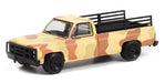 1987 Chevrolet M1008 CUCV - Desert Camouflage & Troop Seats in Truck Bed - Battalion 64 Series 1 - 1/64 Greenlight - 61010 F