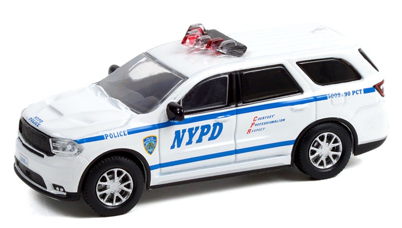 2019 Dodge Durango - New York City Police Dept (NYPD) - Hot Pursuit  40 - 1/64 GreenLight - 42980 F