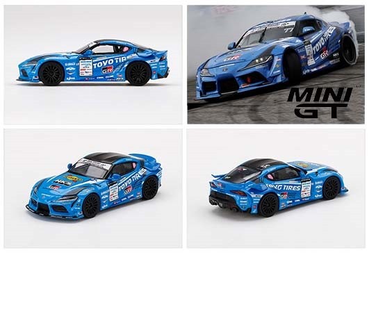 Mini GT - 1:64 - D1 GP HKS Toyota GR Supra No.77 Fat Five Racing 2020 Limited Edition - Mijo Exclusives USA - MGT00307-D1