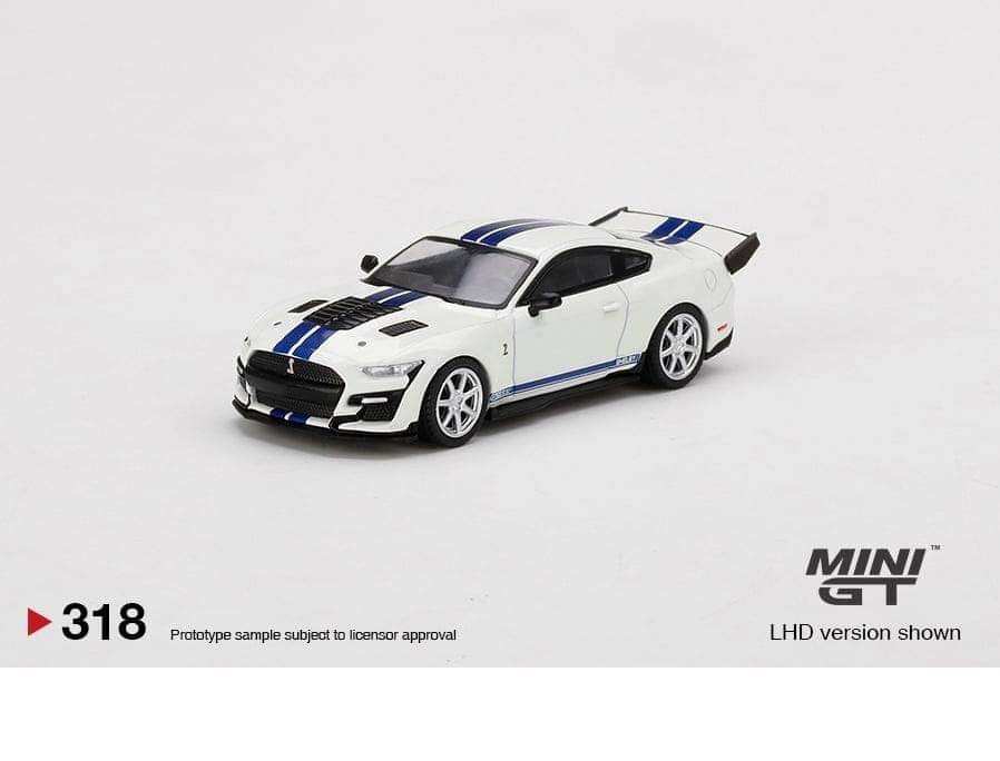 Mini GT - 1:64 - Shelby GT500 Dragon Snake Concept Oxford White - Mijo Exclusives USA  -  MGT00318  Passion Diecast