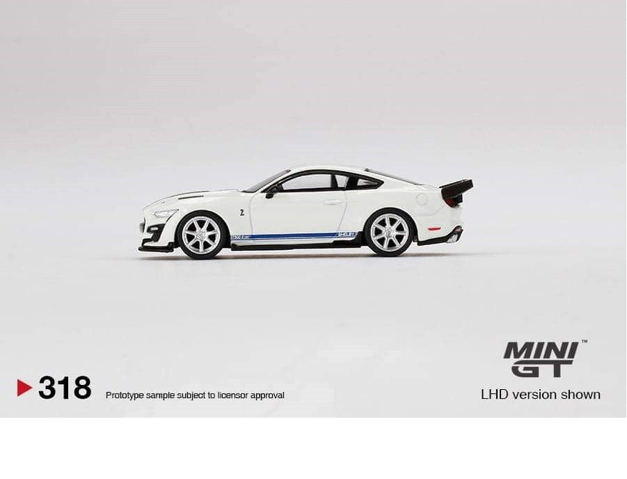 Mini GT - 1:64 - Shelby GT500 Dragon Snake Concept Oxford White - Mijo Exclusives USA  -  MGT00318  Passion Diecast