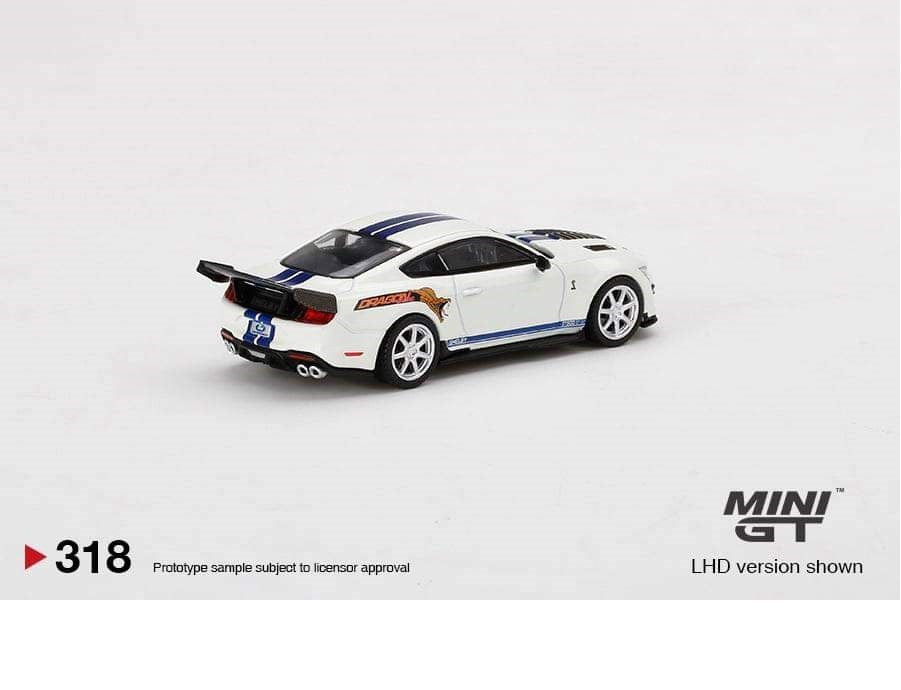 Mini GT - 1:64 - Shelby GT500 Dragon Snake Concept Oxford White - Mijo Exclusives USA  -  MGT00318  Passion Diecast