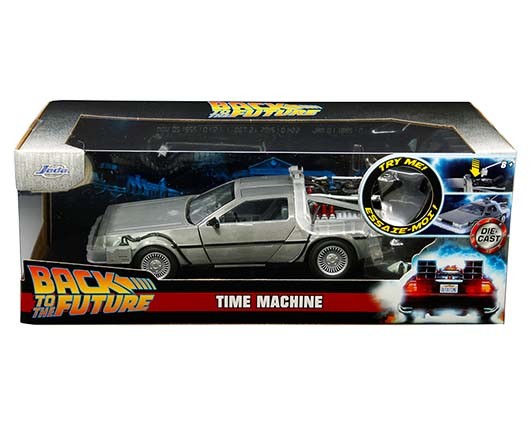 Back To The Future Time Machine With Lights -  Jada 1/24 - 32911 -  Passion Diecast