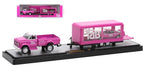 Tab - 1970 Chevrolet C60 Truck with 1985 Chevrolet Camaro IROC-Z - M2 1/64 - 56000 TW12 B - Passion Diecast 