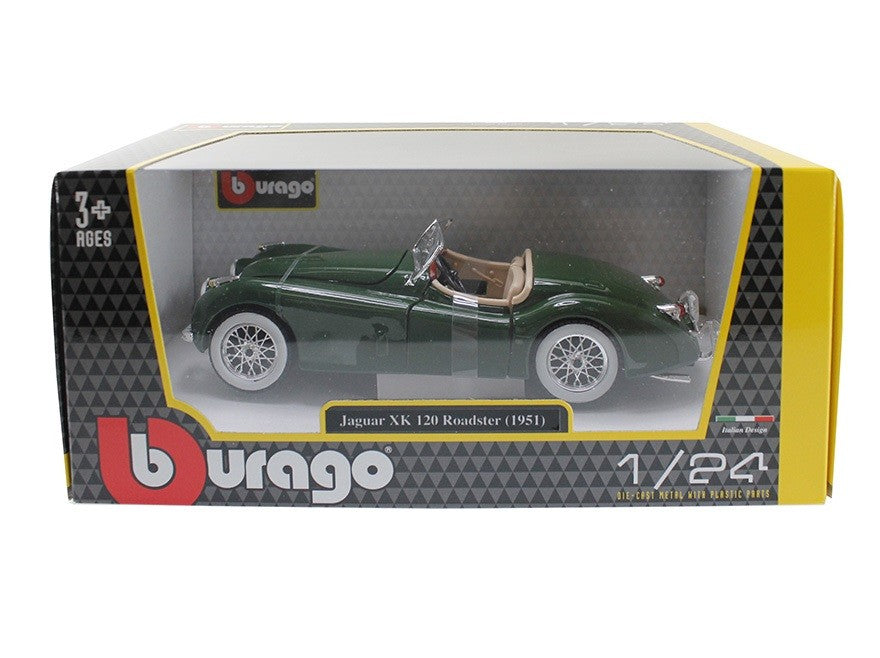 Jaguar XK 120 1948 Roadster - Bburago 1-24 - 18-22018 GR - Passion Diecast 