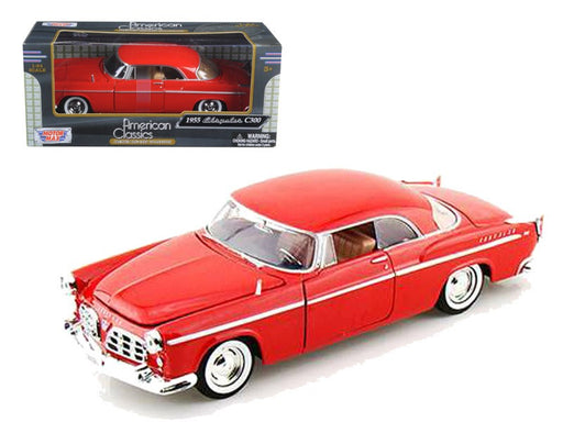 Chrysler C300 1955 - Motormax 1-24 - 73302 RED - Passion Diecast